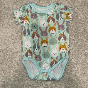 Little Sleepies Rad Rabbits Bodysuit 12-18m